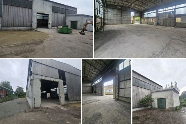 Capannone freestanding senza pilastri, non riscaldato, in posizione tranquilla, garage singolo, area esterna possibile.