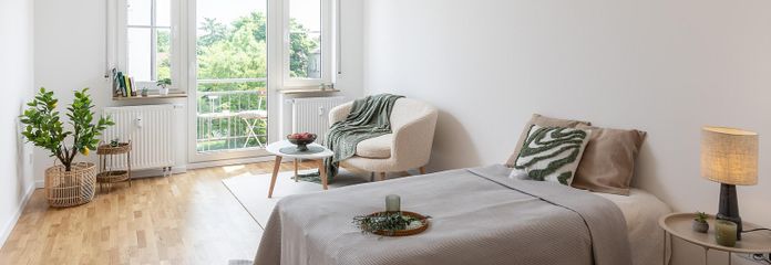Wohn - & Schlafzimmer