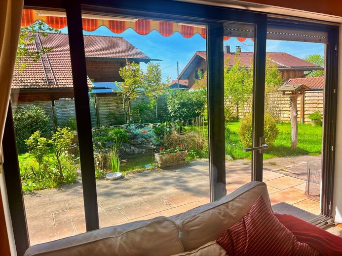 Blick aus Wohnzimmer