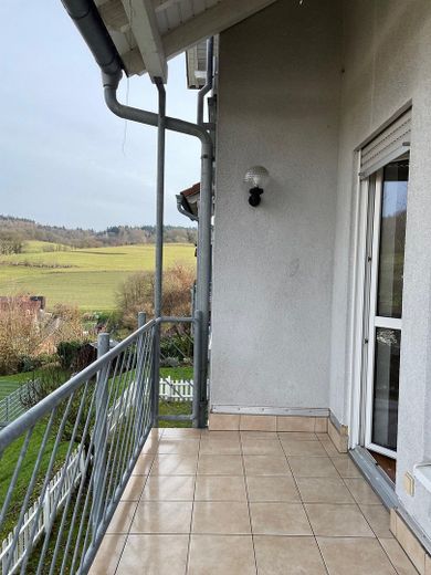 Moderne 3-Zi.-EG-Wohnung mit Blick übers Tal in Heppenheim-Kirschhausen – Balkon Ansicht 2