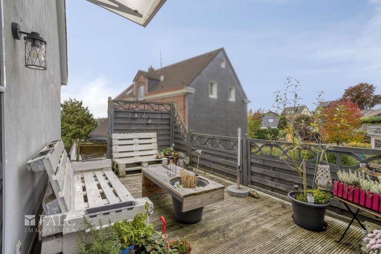 Moderne Idylle im Fachwerkhaus - Wohnen und Arbeiten unter einem Dach mit Einliegerwohnung! – Terrasse (Hauptwohnung)