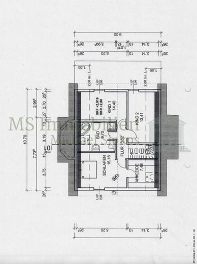 *** Zwangsteilversteigerungsverfahren - EFH in Hüttenfeld *** – Grundriss DG