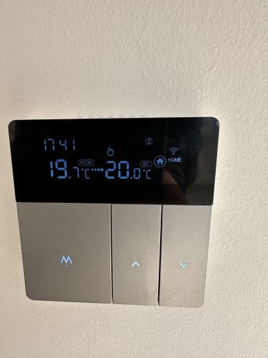 Moderne Fußbodenheizung