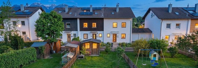 Blick vom Balkon