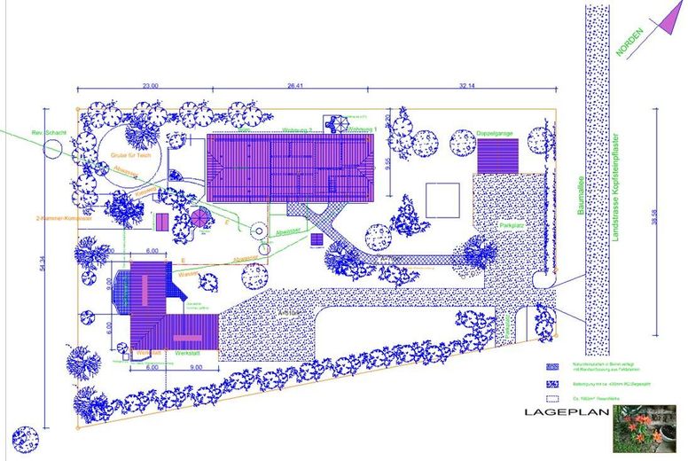 Haus, Bauernhaus, Landhaus, ländliches Idyll in ruhiger Lage. Ein Landhaus , das die Seele berührt – Lageplan
