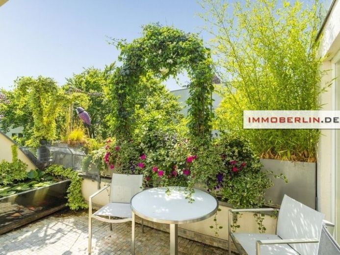IMMOBERLIN.DE - Oasis de bien-être près du Ku’damm ! Fascinant appartement-terrasse avec ascenseur, terrasse orientée sud-ouest – Photo 1
