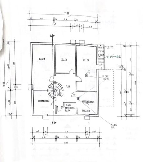 Grundriss Kellergeschoss