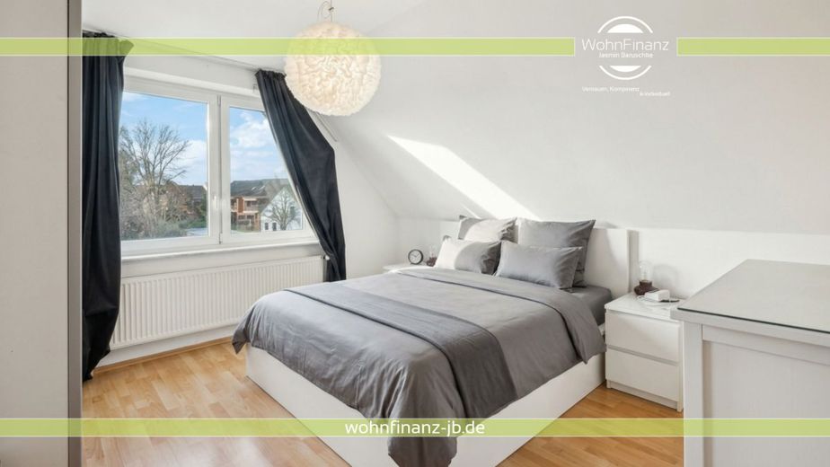 Kapitalanleger aufgepasst: Vermietete Maisonette-Wohnung mit Balkon und Stellplatz in Gifhorn/Gamsen – Schlafzimmer