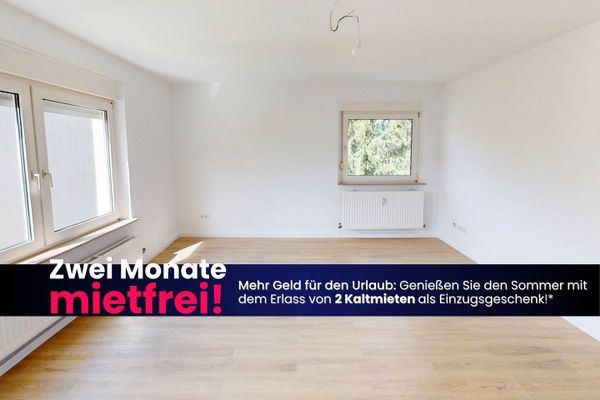 Uw vakantiegeld – 2 netto koude huren cadeau! Groot 3-kamerappartement met BALKON en op loopafstand van de Main-oever