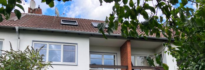 Professionally renovated mid-terrace house in an attractive location in Lilienthal-Butendiek – Gartenansicht