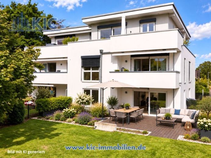 Appartement de luxe accessible aux personnes à mobilité réduite en lisière de forêt à Refrath – 3 pièces avec jardin privatif – Photo 1