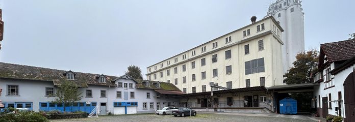Historisches Mühlenanwesen mit Nebengebäuden im Ortskern von Niddatal - Assenheim – Hoffläche / Mühlengebäude