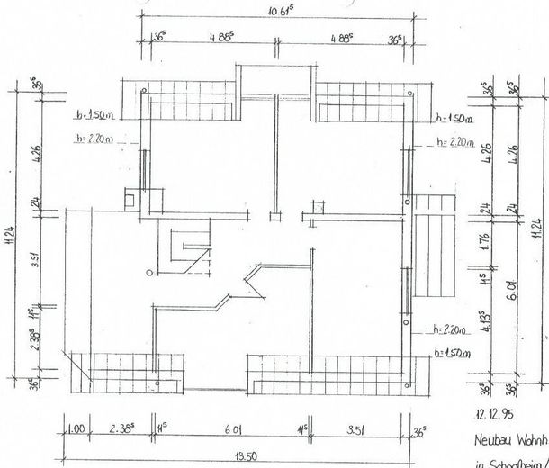 Bardzo duży dom zaprojektowany przez architekta z basenem i sauną. – Grundriss 1. OG