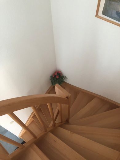 Treppe zum Schlafzimmer