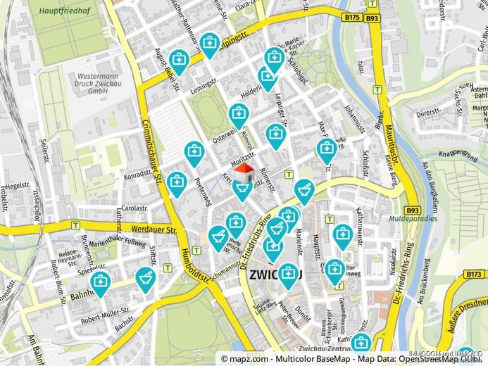 2-Zimmer-Wohnung, NEU RENOVIERT, zu vermieten!
Garage bzw. PKW-Stellplatz im Hof möglich – Lageplan