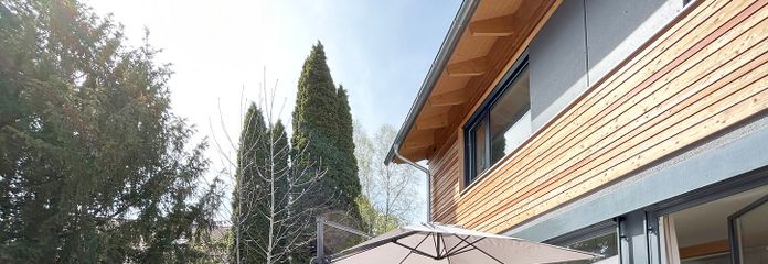 2 moderne WG-Zimmer in Tutzing – Bahnhof, Garten und Homeoffice – große Süd-Terrasse