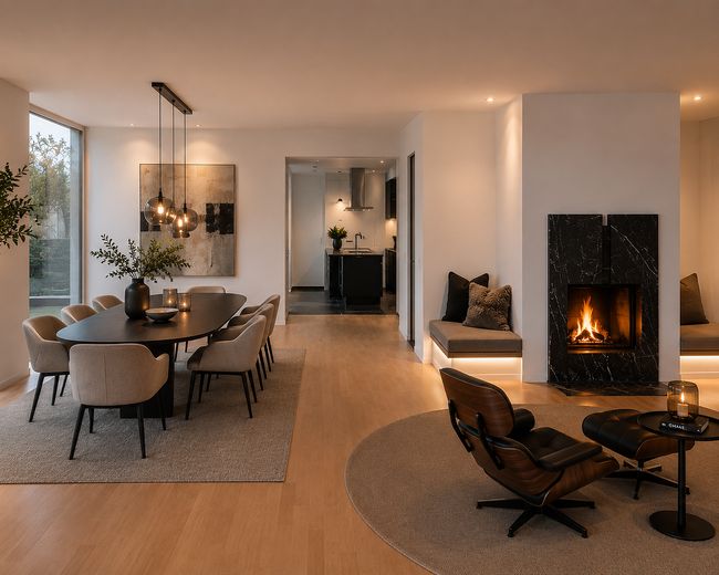Kamin Essbereich Erdgeschoss