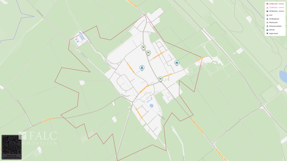Ruhe und Privatsphäre: Einfamilienhaus in ruhiger Seitenstraße! – Site plan (micro)