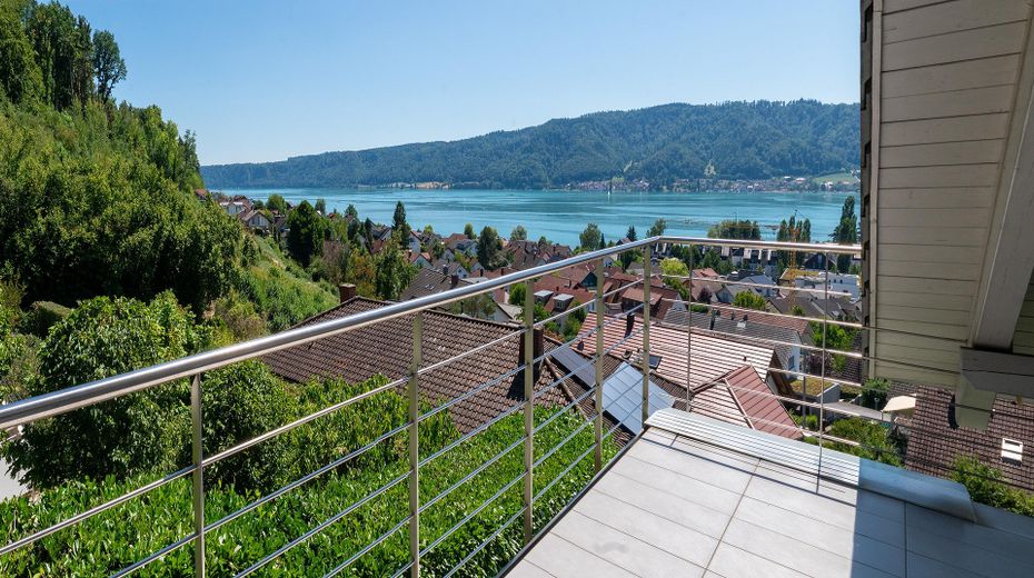 Porzione di bifamiliare con vista sul lago a Ludwigshafen – Balkon DG