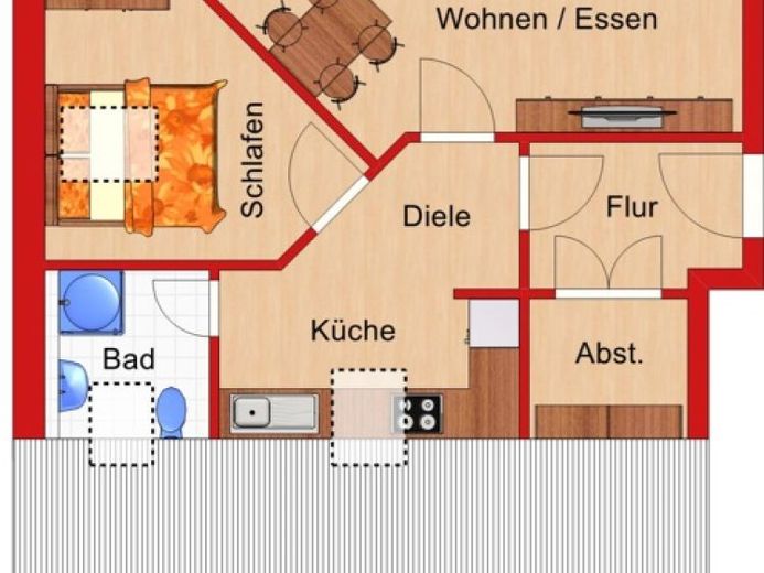 Wohnen im DG mit Aufzug + Südterrasse - in Küchwaldnähe - EBK Abkauf mögl. – फोटो 1