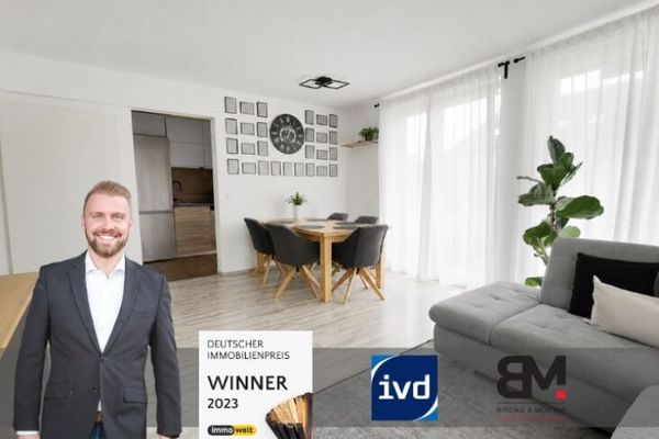 Gepflegte 3 Zimmerwohnung 1.OG & Wohnung im großzügigem, ausgebautem Dachgeschoss - ZWEI Eingänge