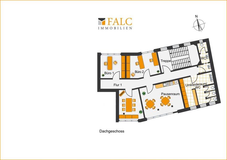 Im Zentrum von Sömmerda ideal als Firmenzentrale alle Mitarbeiter in einem Hause untergebracht – Dachgeschoss