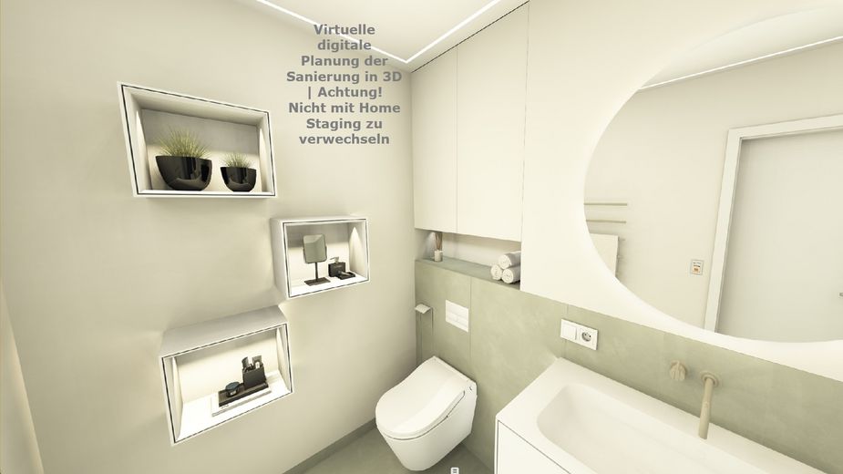 Helles Badezimmer (Planung)