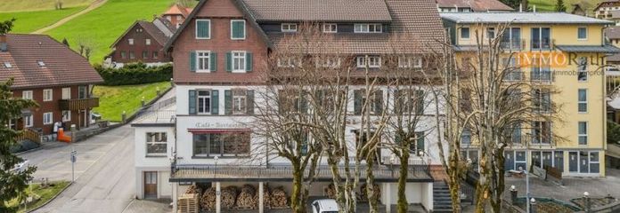 IMMORath.de - Blick auf die Schweizer Alpen mit Gastronomie & Hotelzimmern
