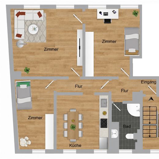Charmante & geräumige Altbauwohnung im Herzen von Wiesloch – Unschlagbare Innenstadtlage – Foto 12