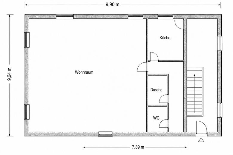 Modernes, frisch saniertes Loft in Elze mit hohen Decken und großzügigem Wohnraum – Foto 11