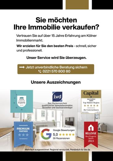 CITYHOUSE: Sichere Rendite in Top Lage! Neubau Studentenapartment mit Energieeffizienzklasse (A+). – Flyer Immobilie verkaufen