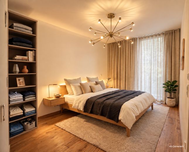 بناء جديد في كاسل-فيلهايدن: شقة واسعة من 3 غرف مع لوجيا – Schlafzimmer fertig möglich