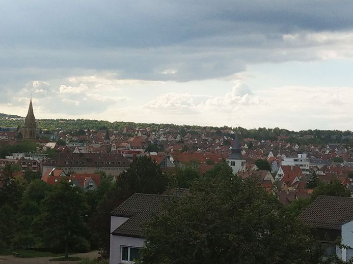 Exklusive, ruhige Wohnung in guter Lage – Ausblick aus Schlafzimmer