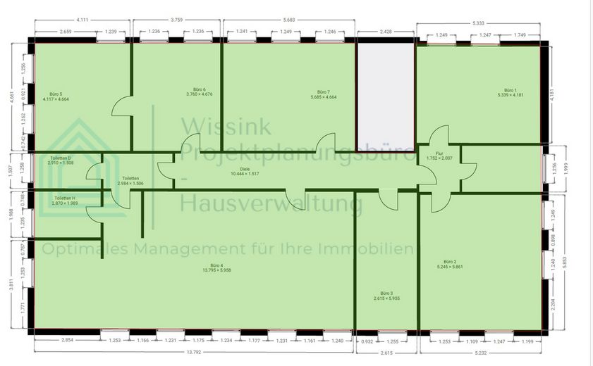 Up to 481 m² of commercial space near Jena – Office/Practice | Storage/Laboratory | Production – Obergeschoss