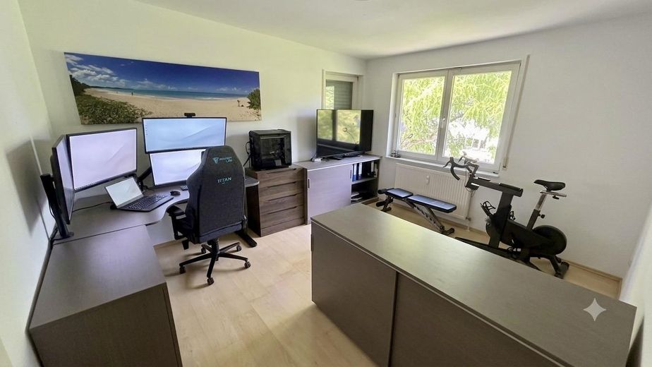بنتهاوس 6 غرف بتجهيزات عالية الجودة، مركزي + هادئ + مشرق - D-72622 Nürtingen – Büro (alt. 2. Kinderzimmer)