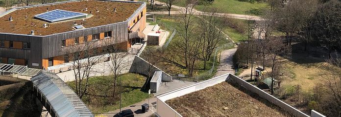 Blick Südbalkon auf Stadtpark
