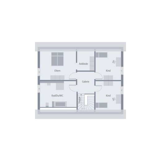 KLASSISCHER GRUNDRISS - GROSSZÜGIGES HAUS zum Bestpreis – Grundriss Dachgeschoss