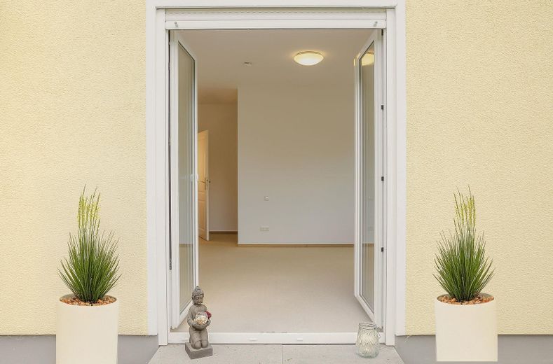 Blick in das Schlafzimmer
