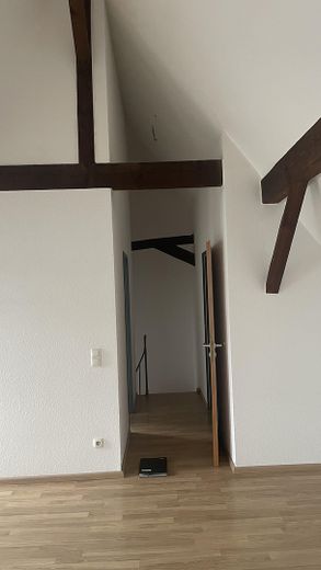 Wohnung im Technologiehof Burg Haus Sülz – Schlafzimmer Dachgeschoss