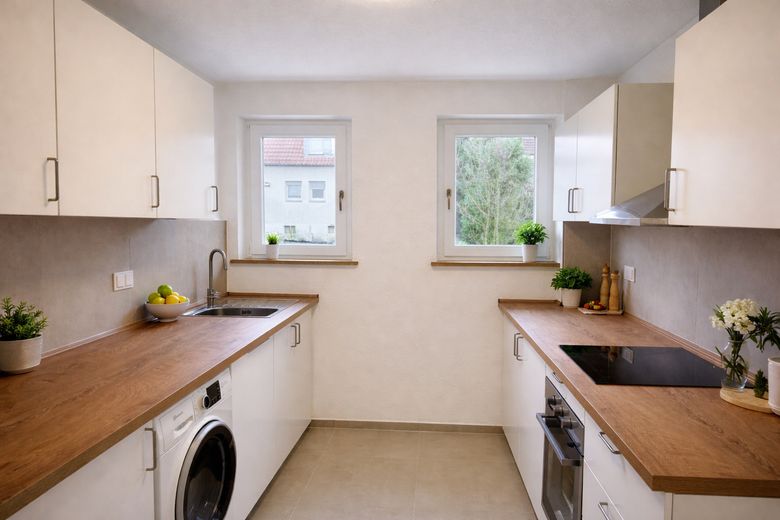 😎 Möbliertes 16 m2 WG-Zimmer  – All-Inclusive - HN-Nordstadt - 560 € warm 😎 – Küche 