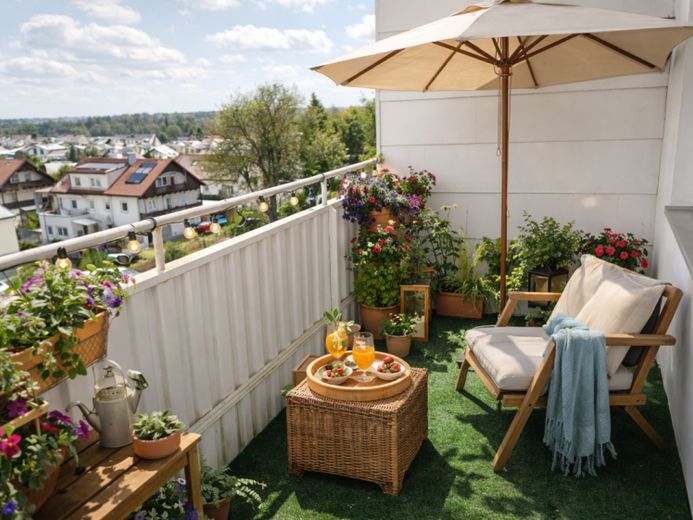 zentral gelegene 2-Zi.-Wohnung, 4.OG, mit Aufzug und Balkon in Neuötting, sofort beziehbar – Foto 1