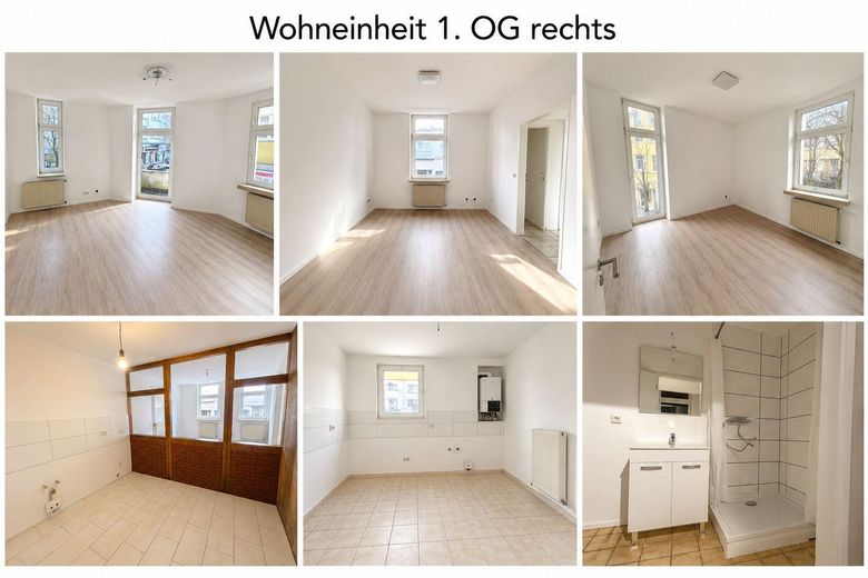Immobile d'investimento: edificio residenziale e commerciale in posizione d'angolo con solida base commerciale – Wohneinheit 1. OG rechts 116m²