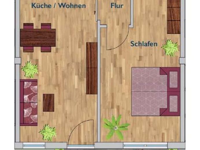 Rollstuhlgerechte Wohnung mit Fußbodenheizung, edlem Bad, moderner EBK, Terrasse! – Foto 1