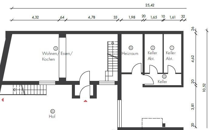 Kernsaniertes Reihenmittelhaus/Wohnung auf 2 Ebenen und neuer Einbauküche in Bruchsal-Heidelsheim – Foto 8