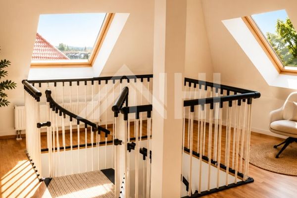 Zwei Ebenen, viel Charakter ... Ihre neue Wohnung in Markkleeberg.