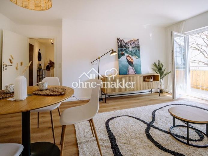 Bezugsfrei & provisionsfrei: 3-Zimmer-Wohnung mit Balkon in Hagnau – Foto 1