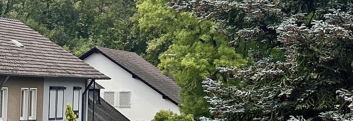 Blick vom Balkon
