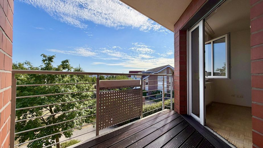Seniorengerechte 2,5-Raum-Wohnung mit Südloggia in Dinslaken-Hiesfeld! – Balkon