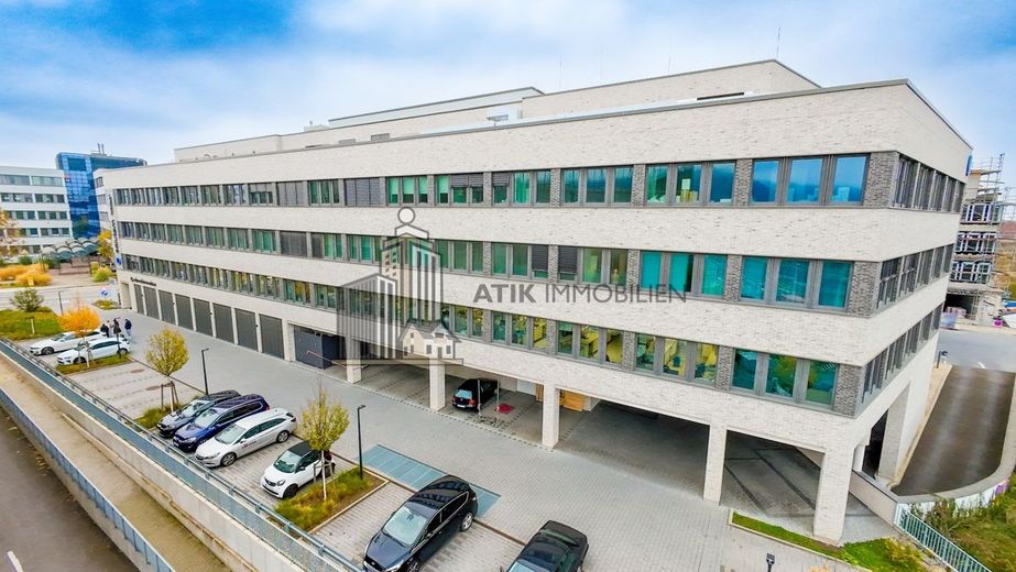 ATIK: Penthouse Provisionsfrei - exklusiv und modern im Ärzte- und Gesundheitszentrum Salutem Bahnst – Drohnenaufnahme
