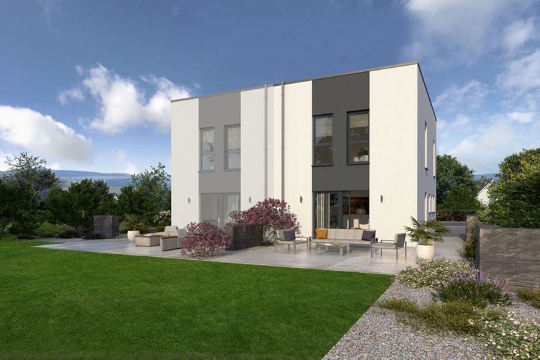 TBU // MODERNE ARCHITEKTUR TRIFFT AUF GEMÜTLICHKEIT – Ansicht Garten
